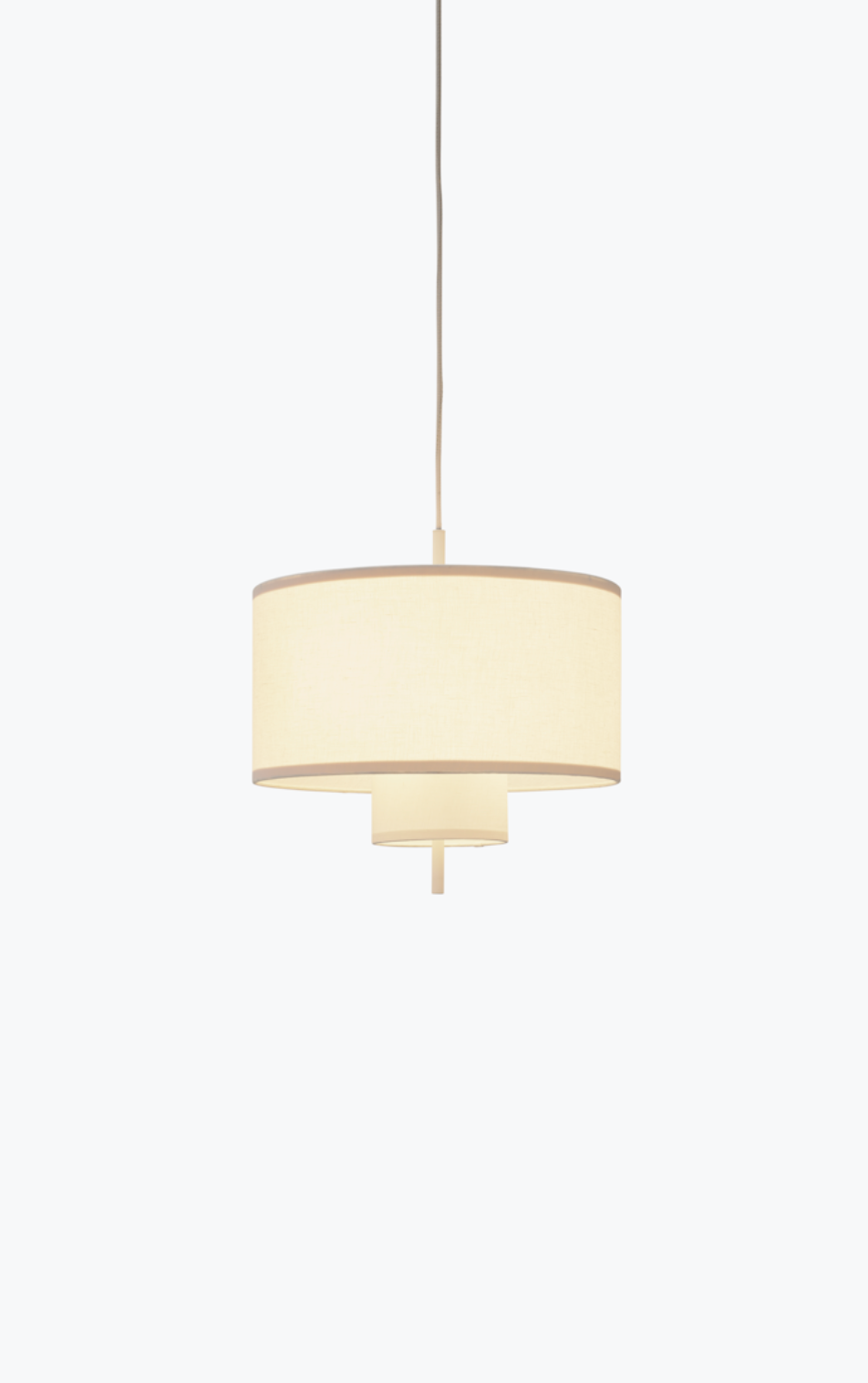 Margin pendant Ø50  White Canvas