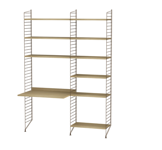 Workspace Brown/oak 140 cm