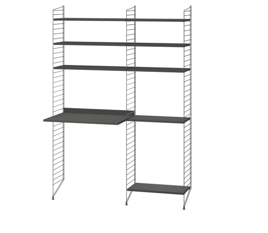 Workspace  Dark grey/Dark grey 140 cm