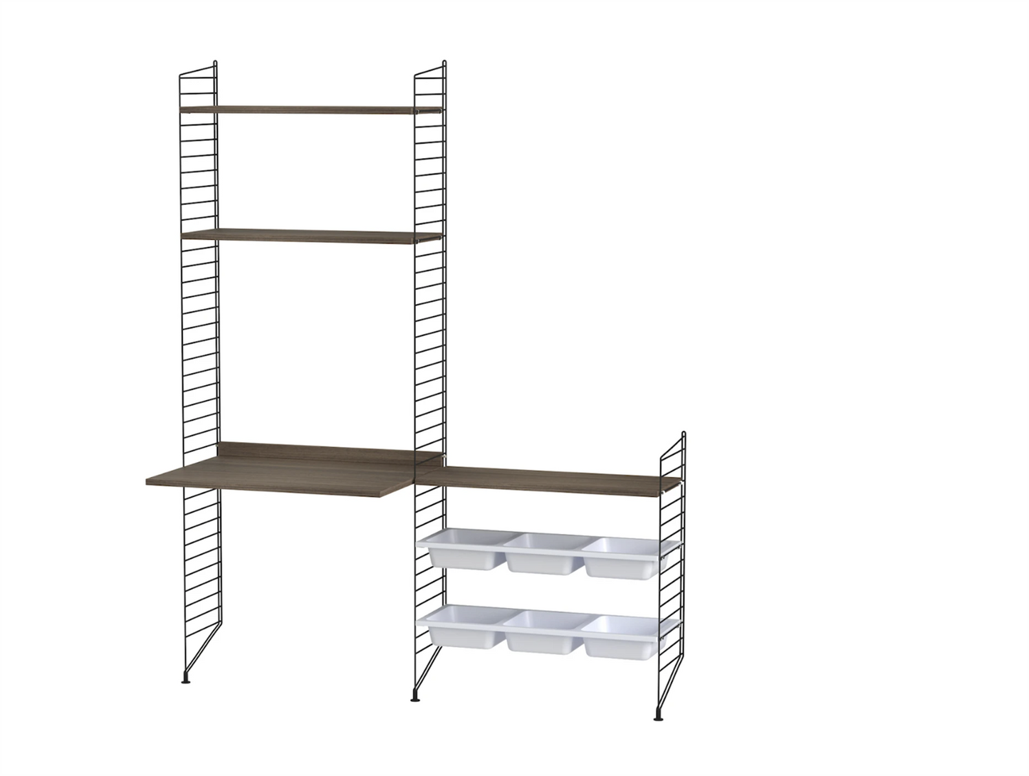 Kids Room E Black /Walnut