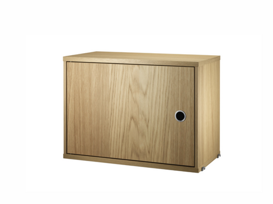 cabinet with swing door oak 58x30