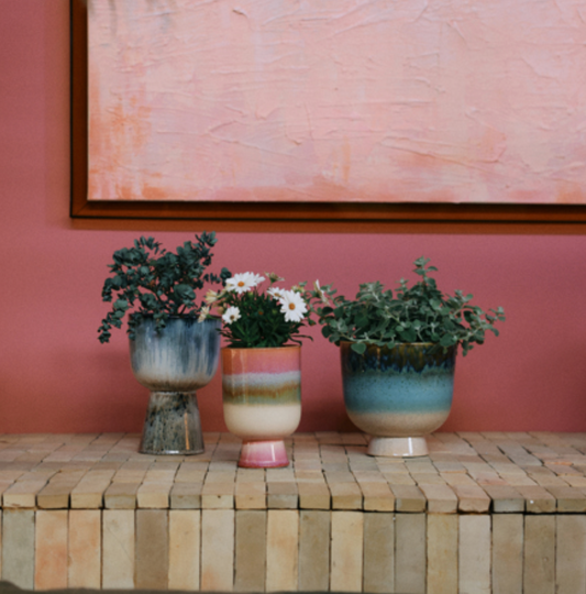 Retro flowerpot lagoon