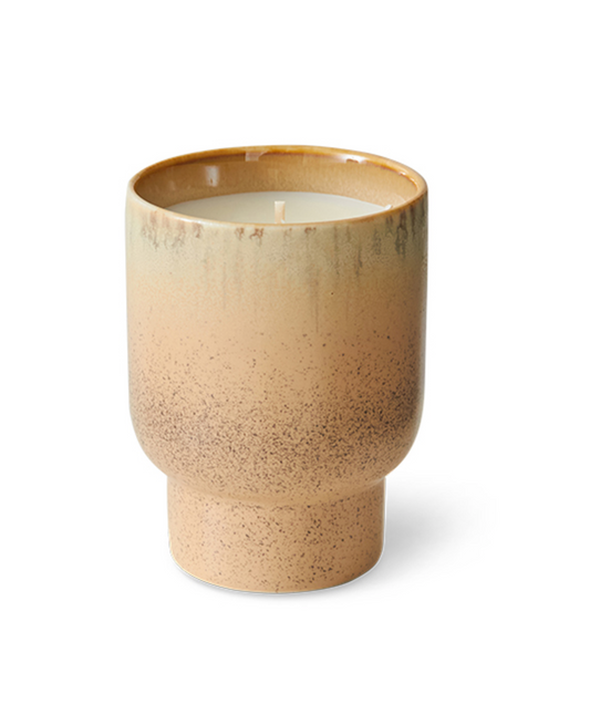 70s ceramics: small scented candle Vancouver