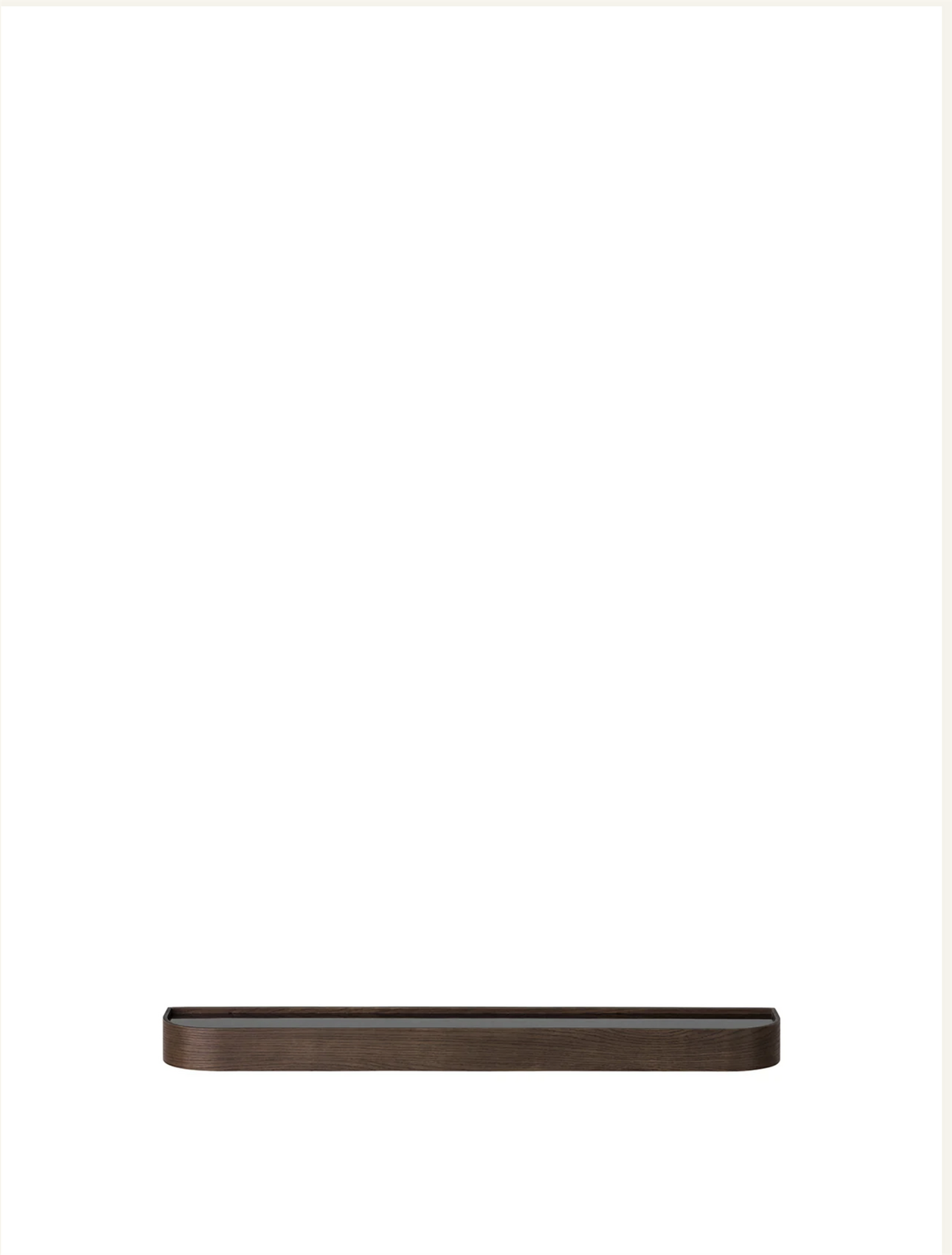 EPOCH SHELF WITH RACK, 118 CM. Dark Stained Oak