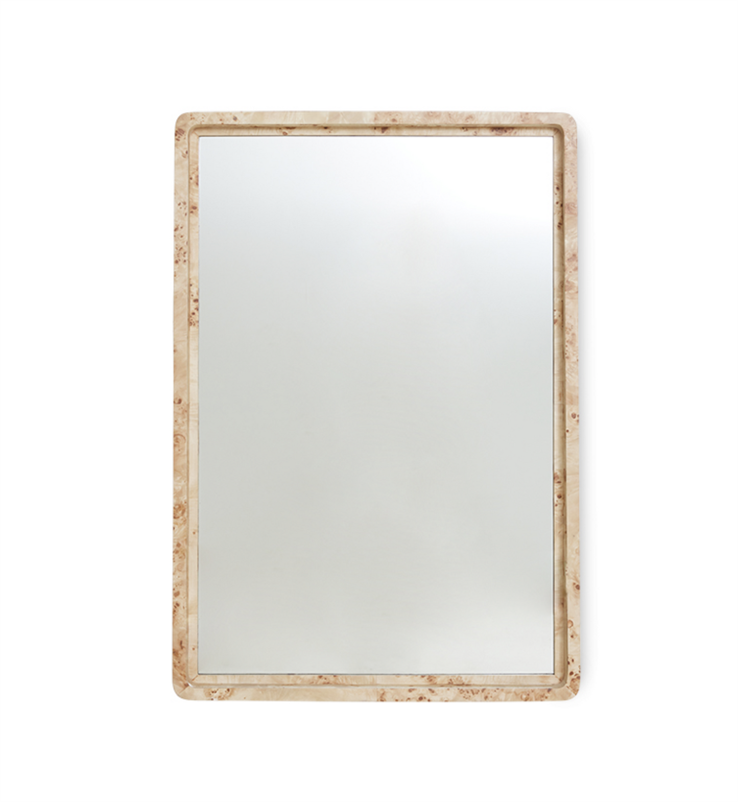 Burl wooden mirror 66x6x96cm