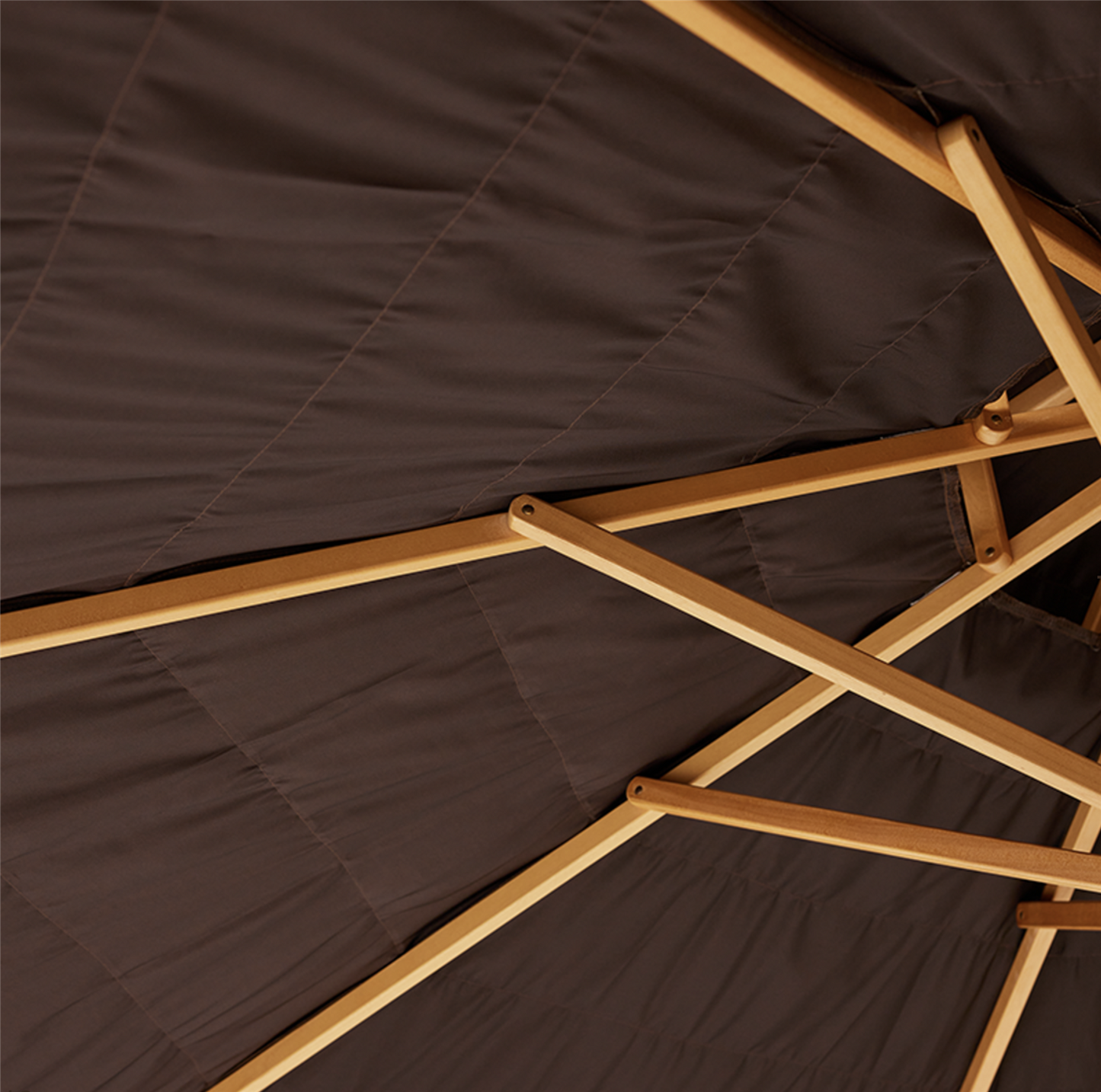Raffia patio umbrella