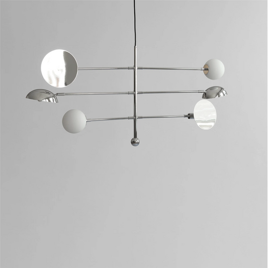 Sahn Chandelier - Chrome (5m)