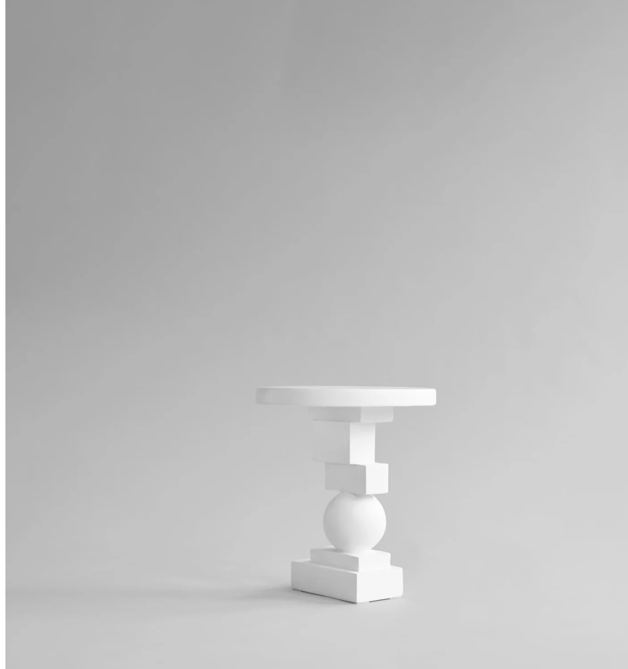 Artist Side Table - Coffee ø 44 cm white