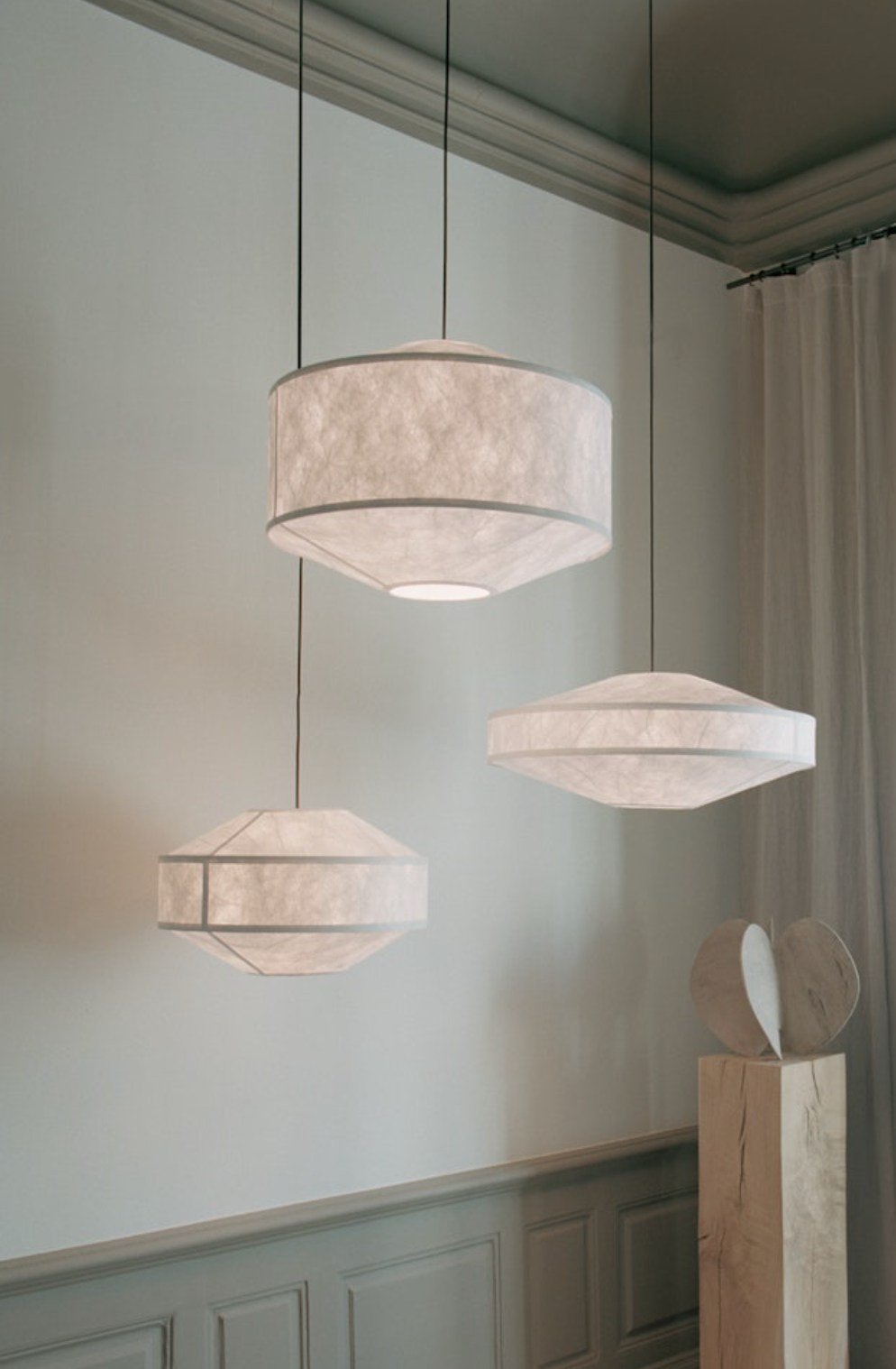 Kite Pendant Lamp Ø75 White Tyvek
