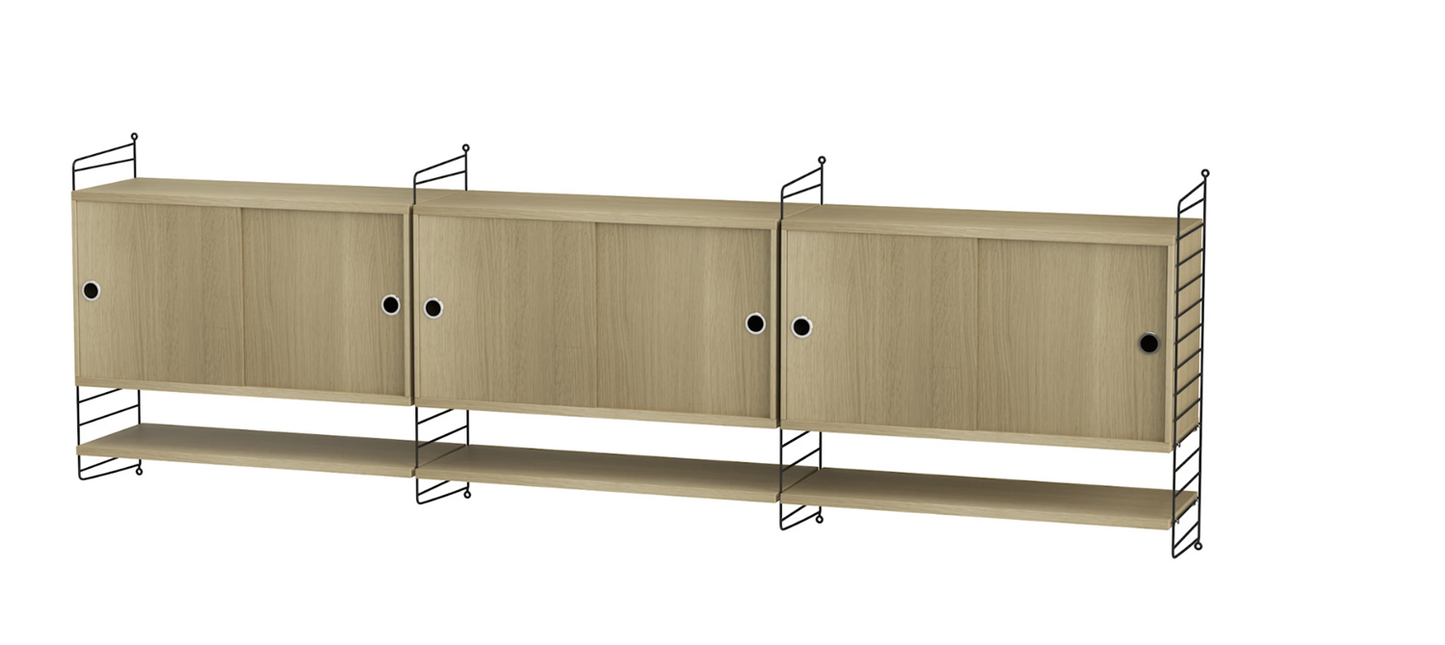 Living room E black/oak