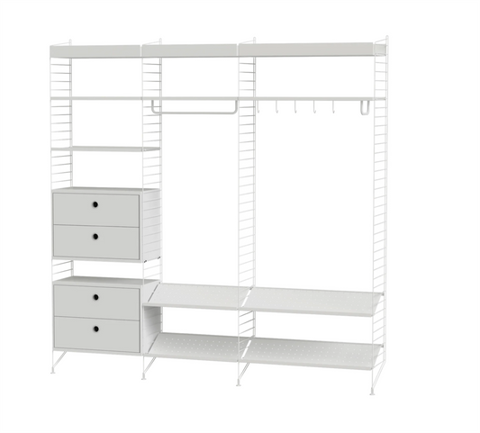 Hallway P White/White 200 cm
