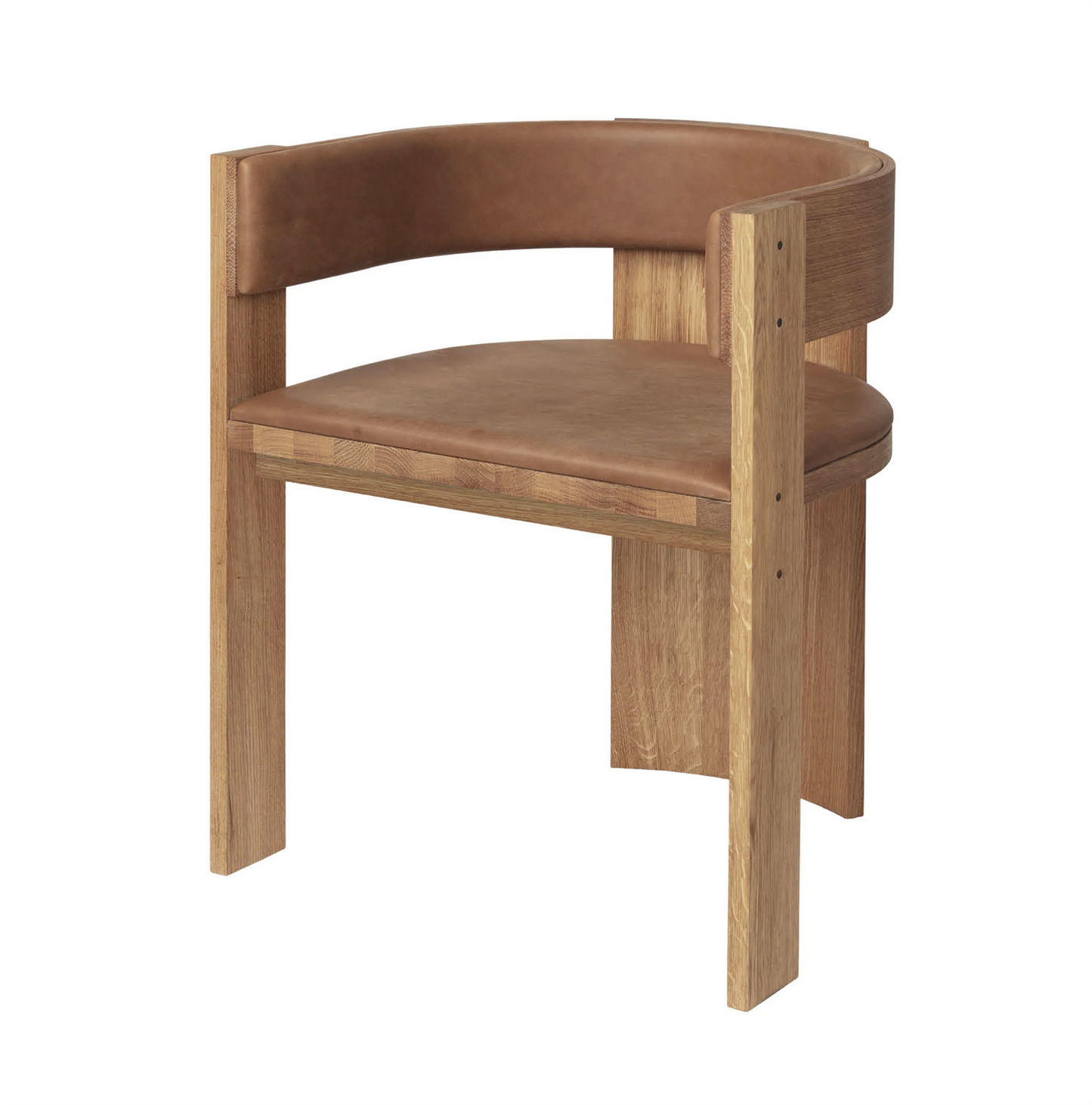 Collector Dining Chair | Solid Oak | Leather Upholstery
