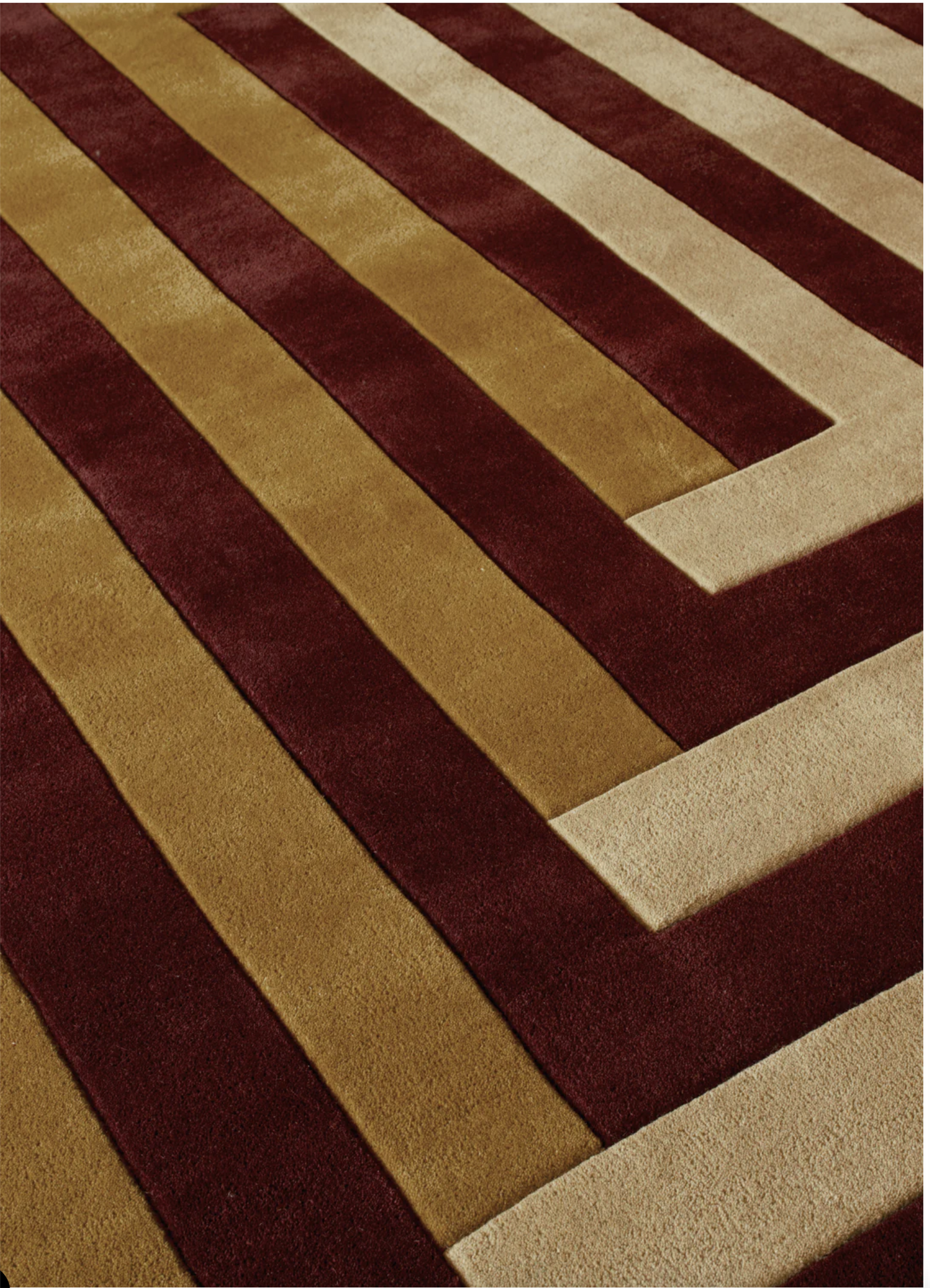 Teklan Labyrinth  Ullteppe - Mulberry Sand 200-300 cm