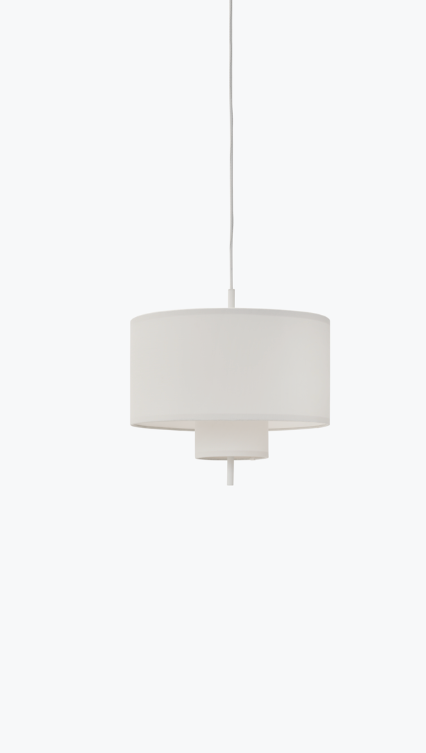 Margin pendant Ø50  White Canvas