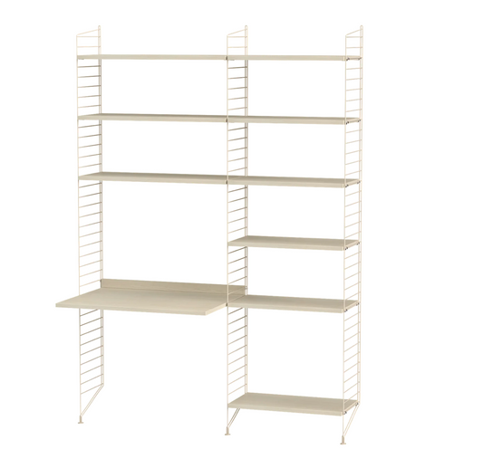 Workspace Beige/Ash 140 cm