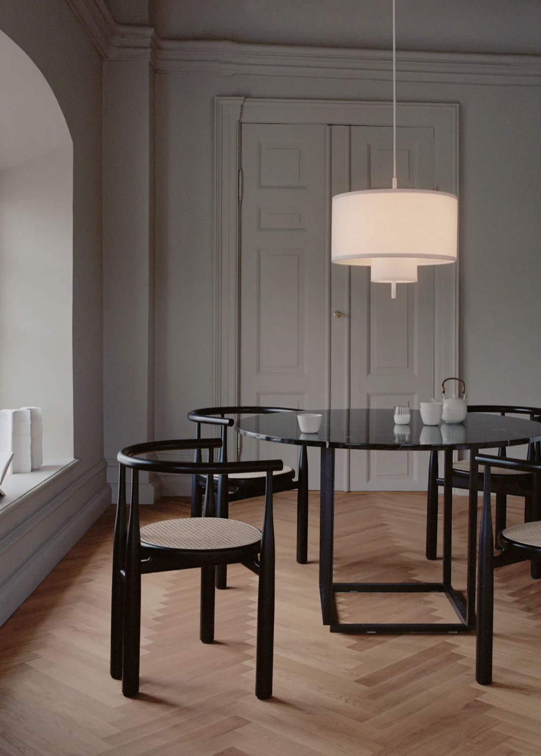 Margin pendant Ø50  White Canvas