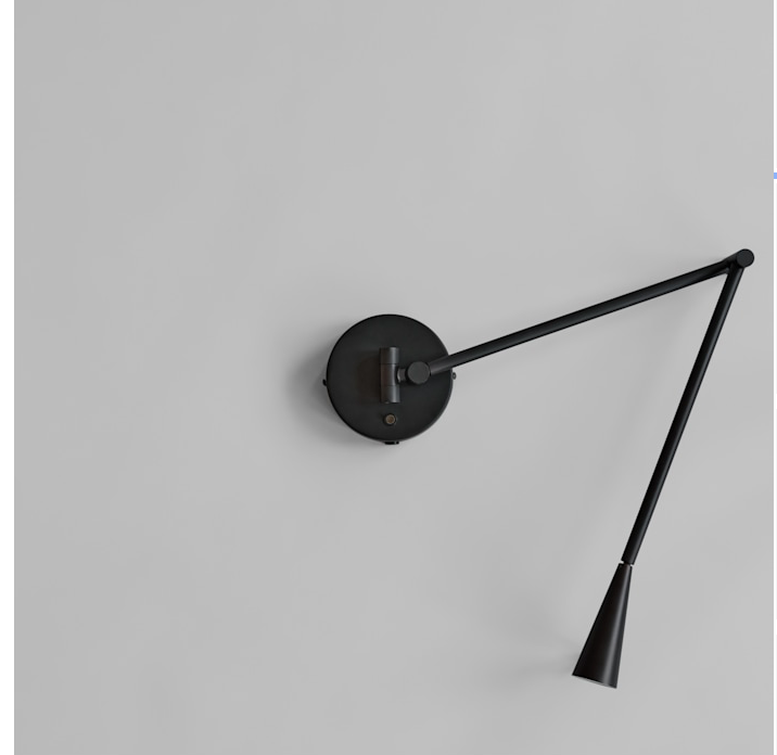 Snake Wall Lamp - Black
