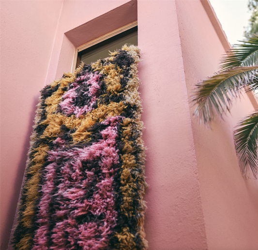 Fluffy runner south beach 80x360cm