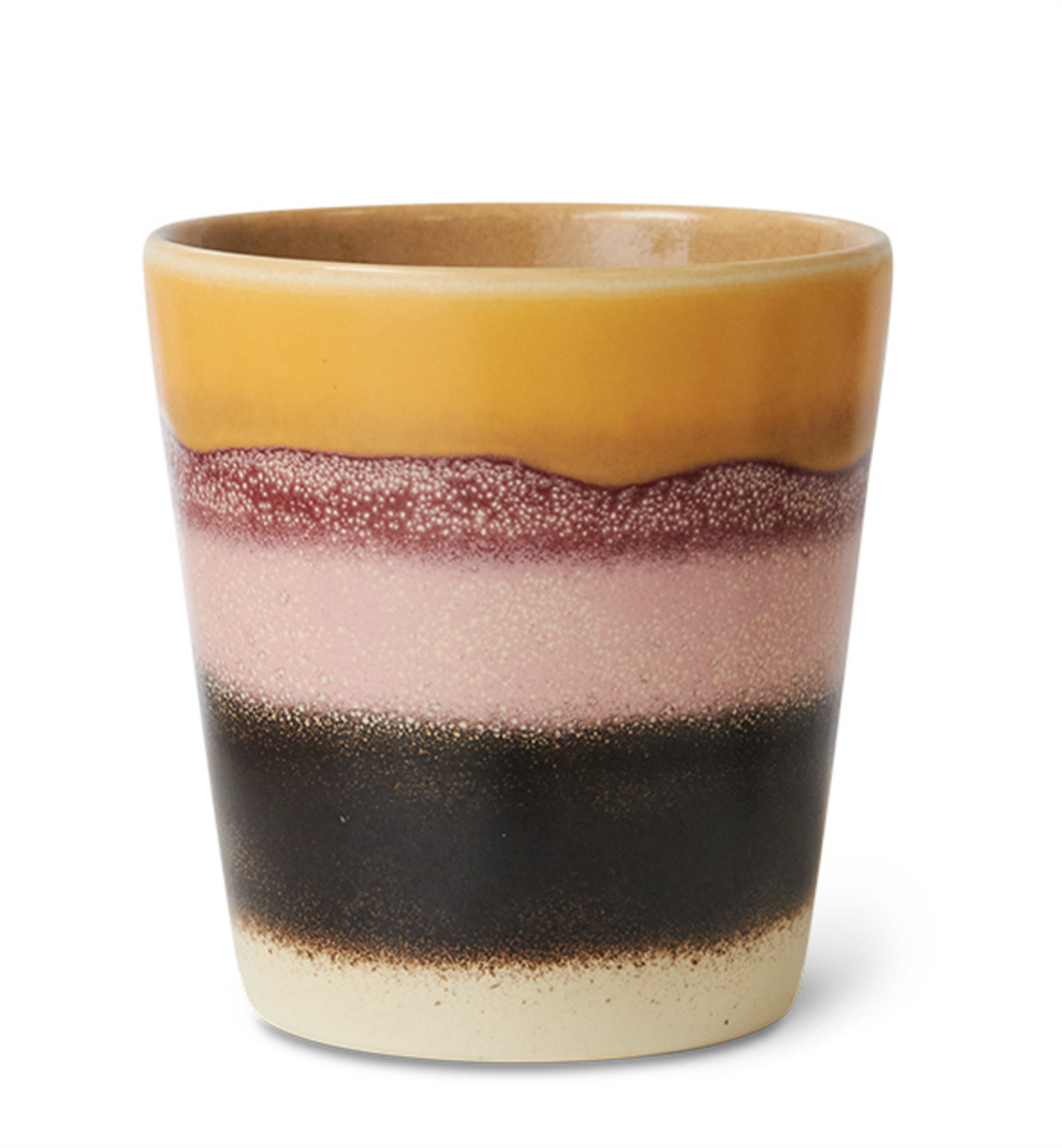 70s ceramics kopp: coffee mug, sunset