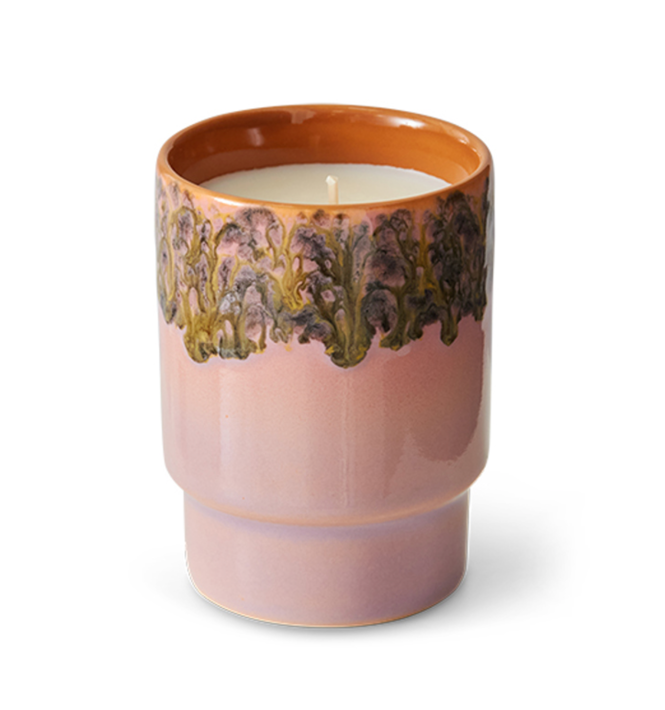 70s ceramics: small scented candle Miami