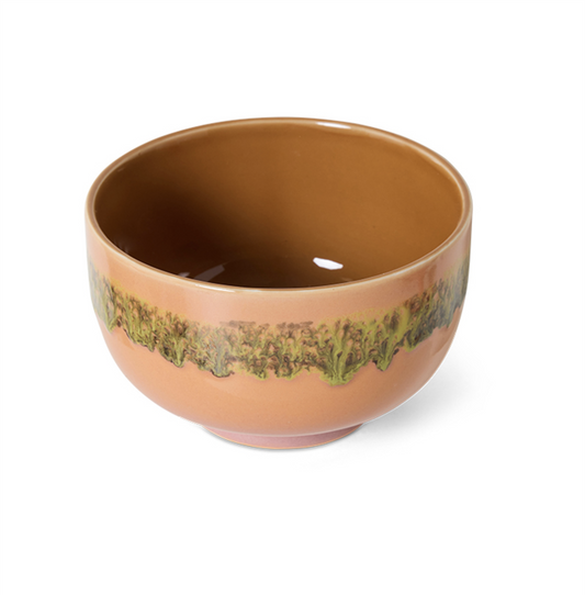 70s ceramics: noodle bowl lush