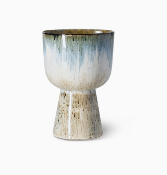 Retro flowerpot glacier