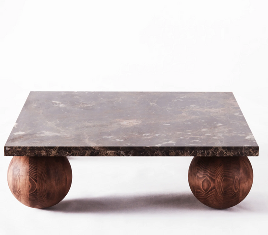 Sphere square sofa table emparador marble 120x120