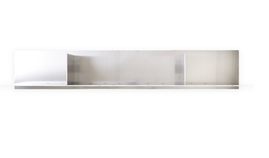 Rivet Shelf Aluminium Large