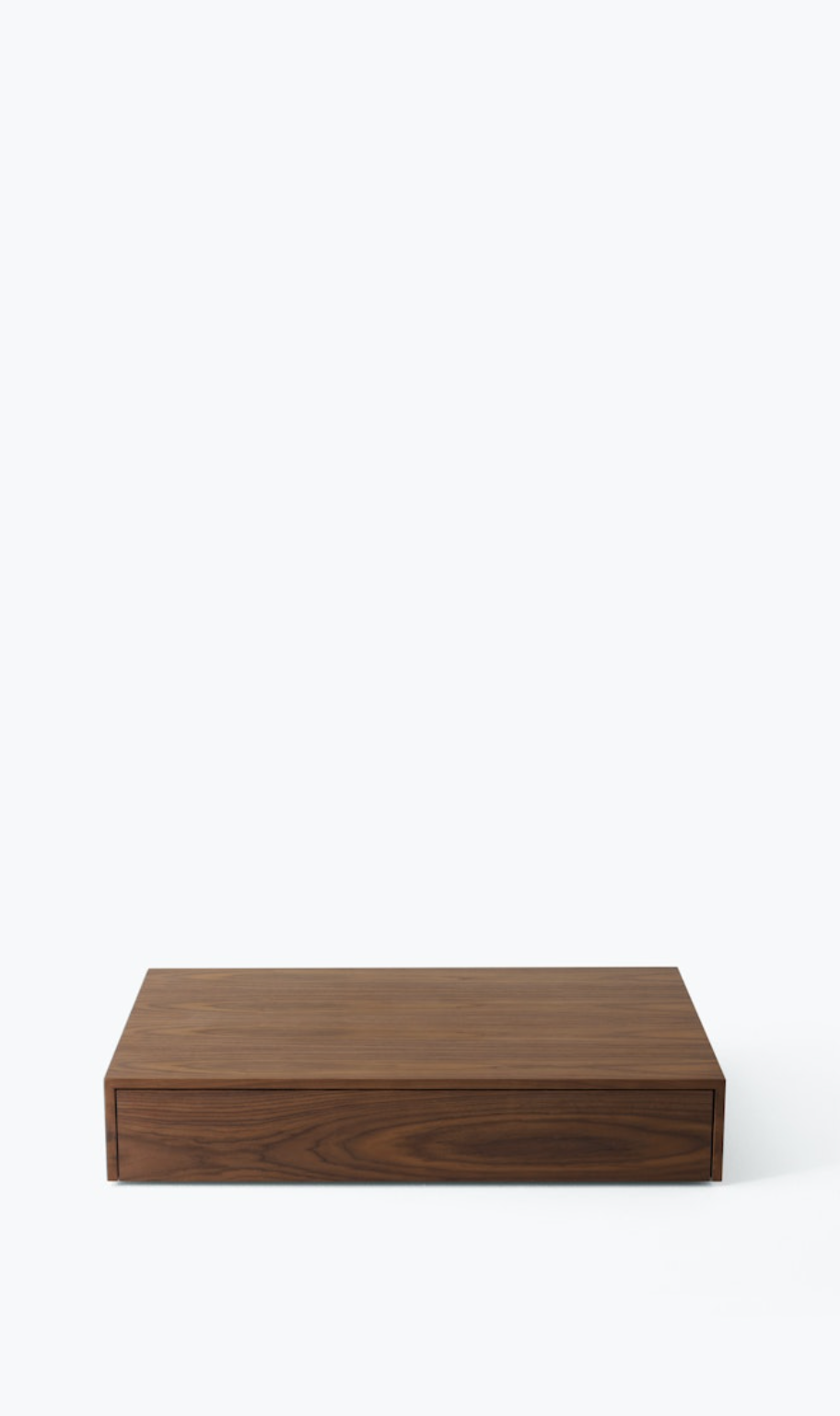 Mass Wide Coffee Table w. Drawer  Walnut   H210 x W 1030 x D720