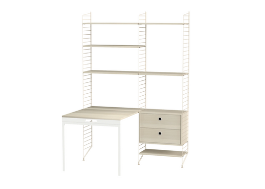 Workspace E. Beige/Ash 140 cm