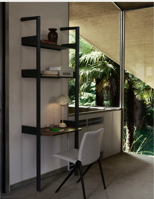 Flowerpot VP10 Verner Panton 1968 Steel Blue