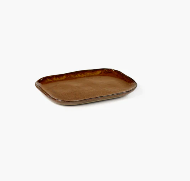 small deep plate no9 brown La nouvelle table by Merci