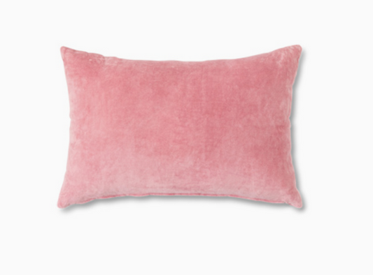 Velvet cushion rose 60x40cm