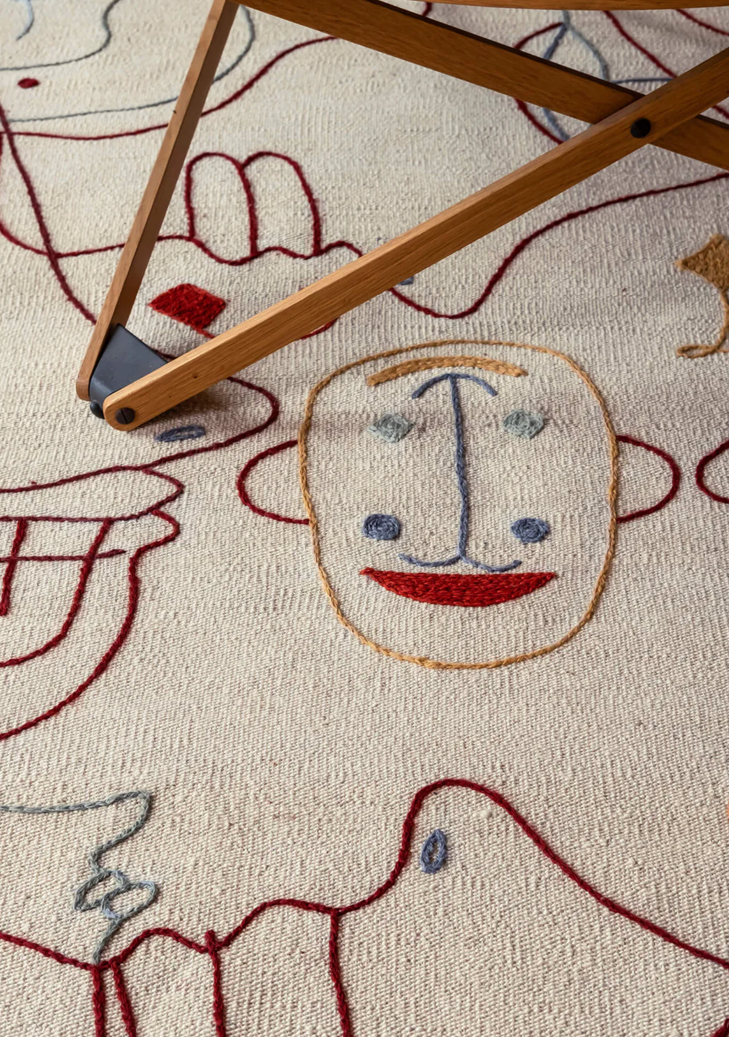 Silhouette kilim rug 170x240cm