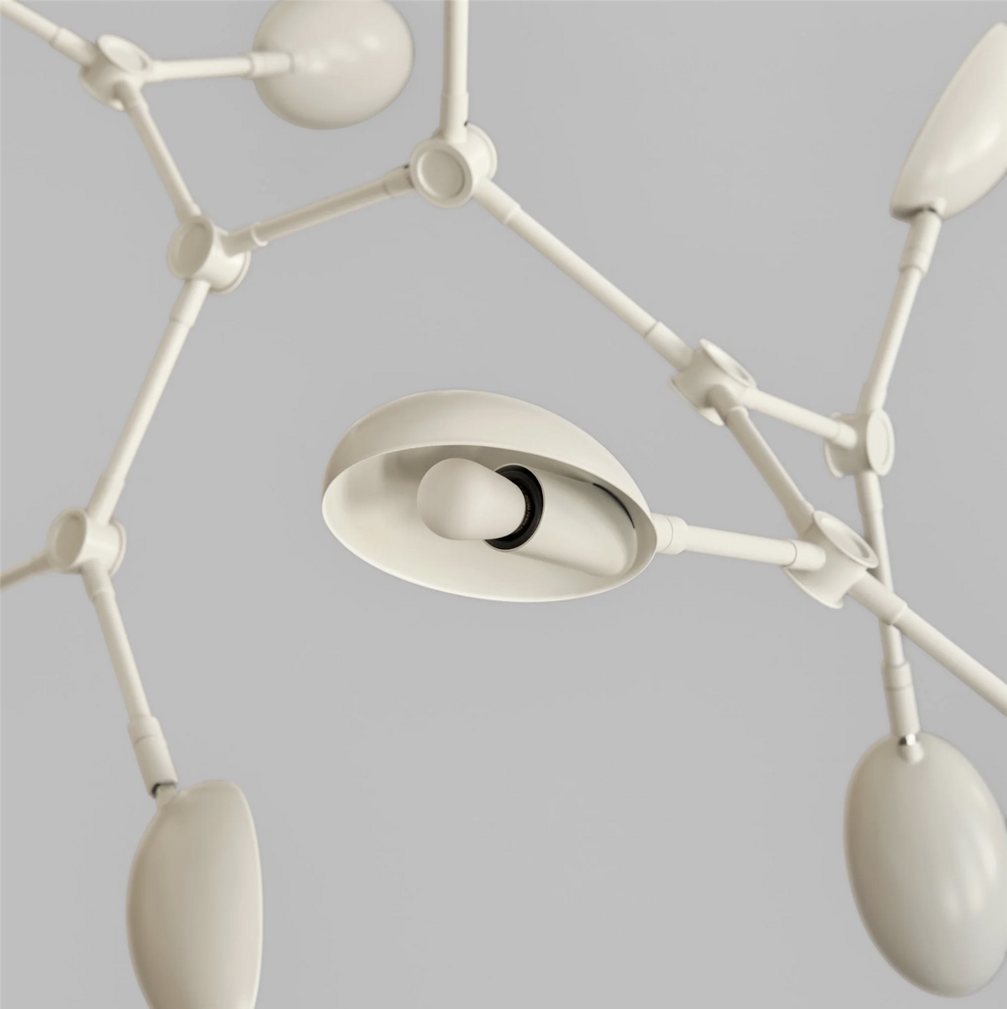 Drop Chandelier, Mini - White (5m)