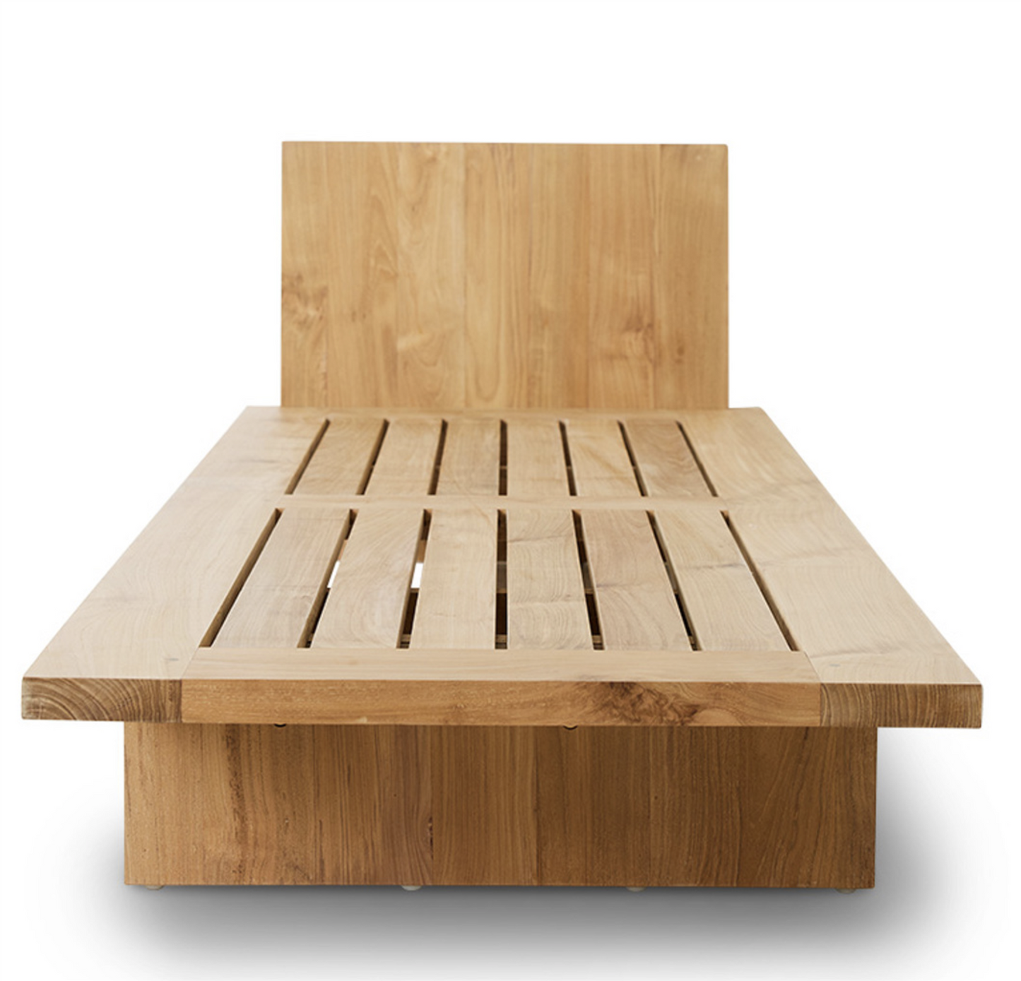 Outdoor daybed teak Stracciatella