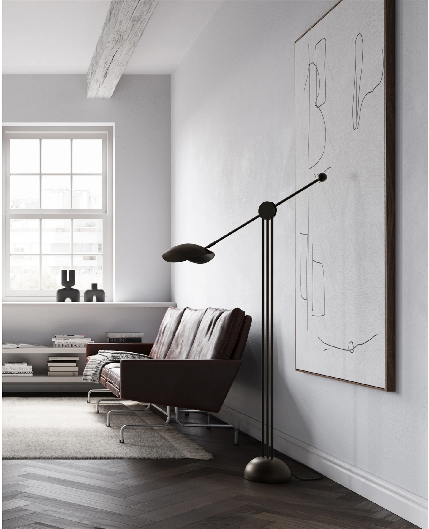Stingray Floor Lamp - Bronze