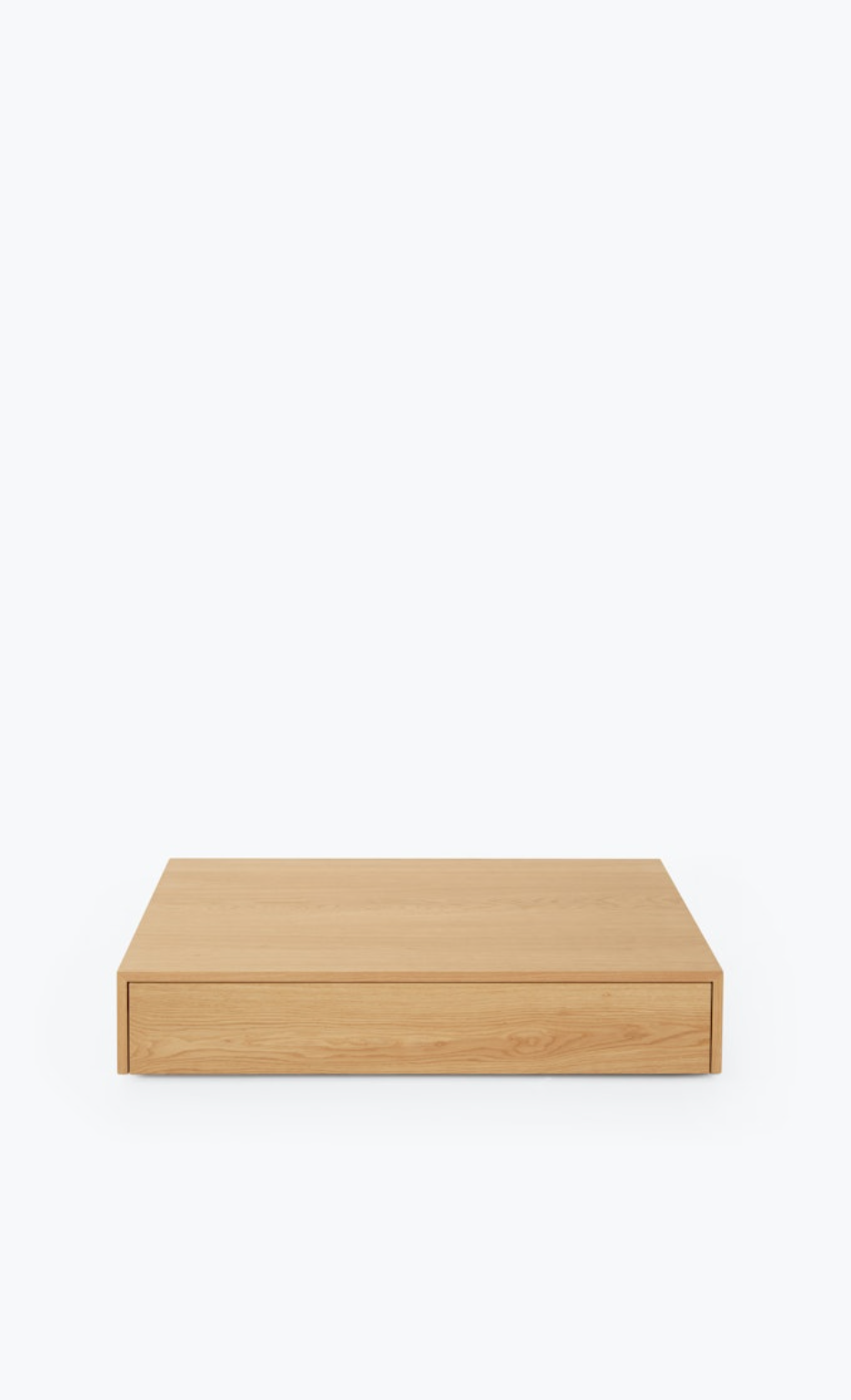 Mass Wide Coffee Table w. Drawer  Oak  H210 x W 1030 x D720