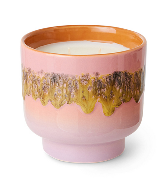 70s ceramics: scented candle Miami