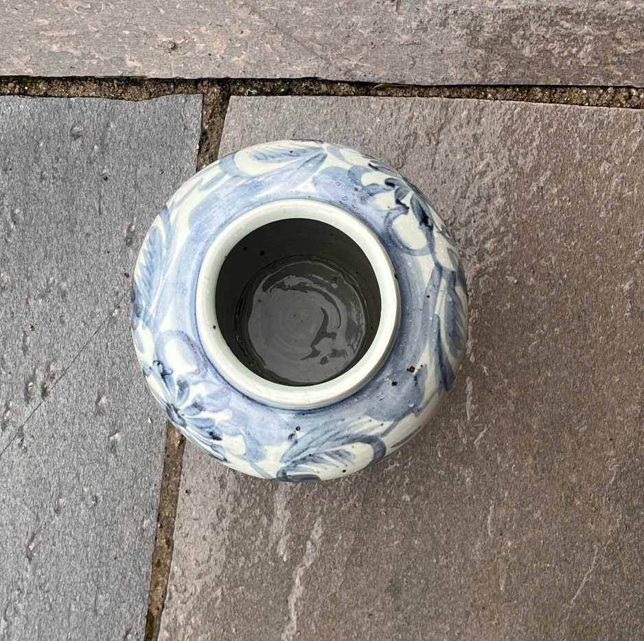 Håndmalt Cloud vase small