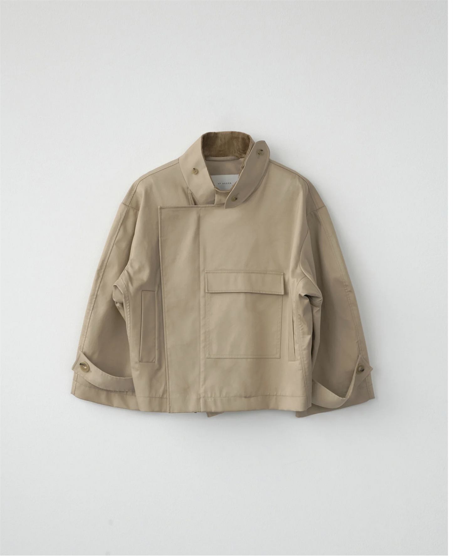 Water resistant jacket cool beige size 2