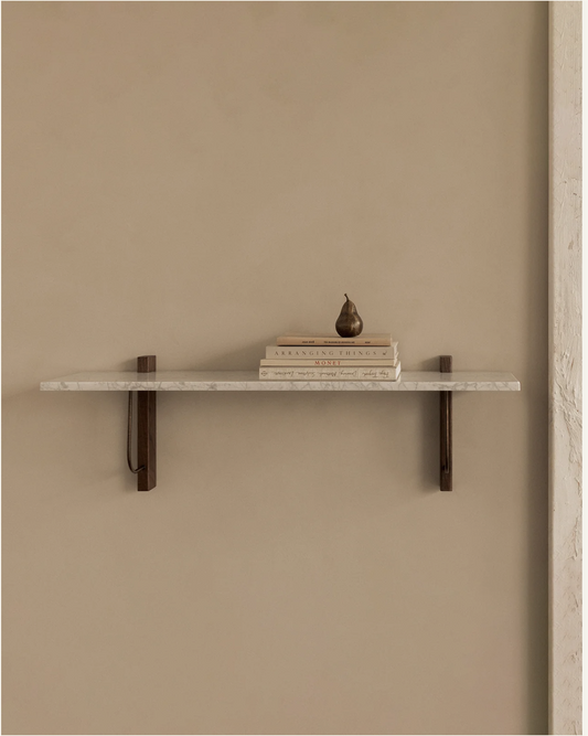 CORBEL SHELF, LARGE Selected  White Marble Carrara