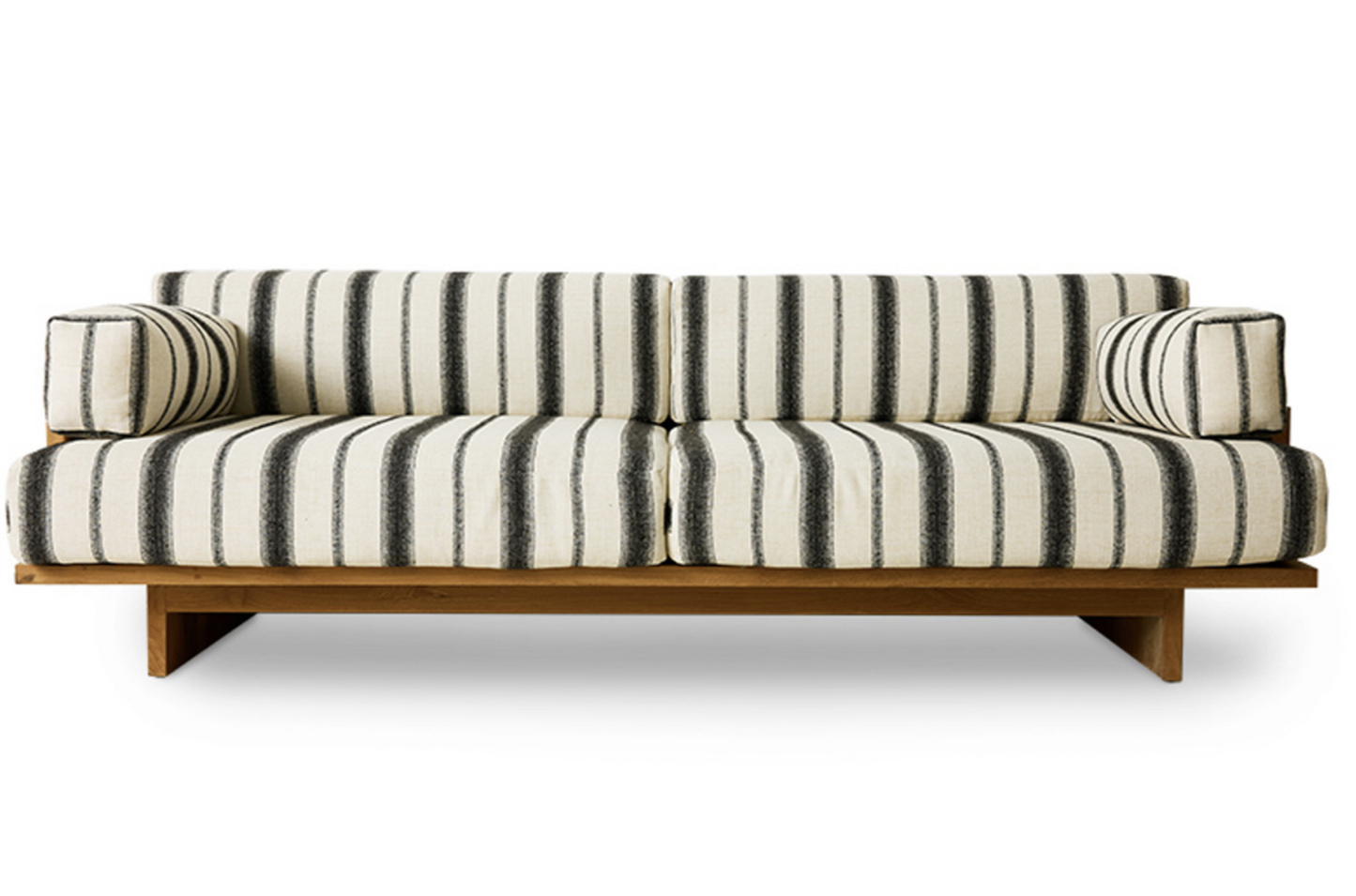 Outdoor Sofa Teak Chalkstripe