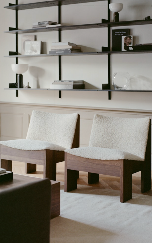 Tenon Lounge Chair Fumed Oak w. Spacedust