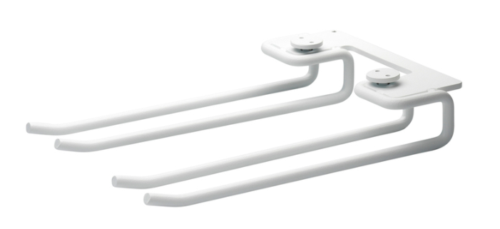 hanger rack 2pk 20cm white