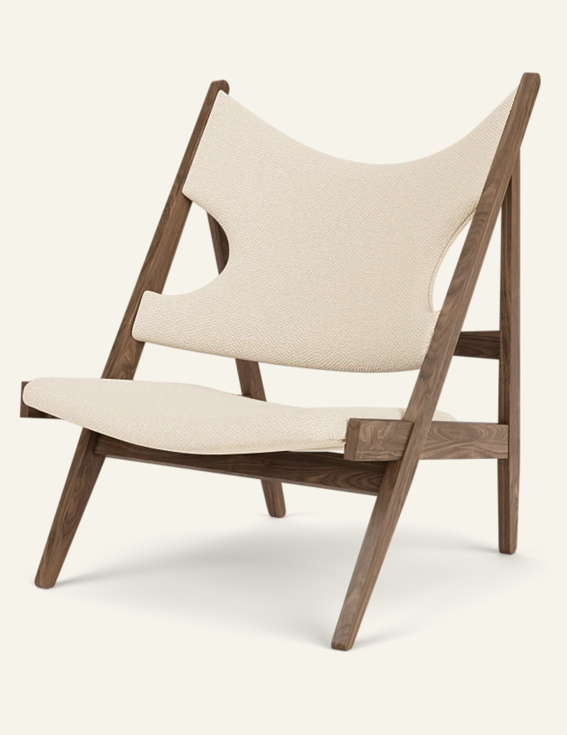 KNITTING LOUNGE CHAIR, Walnut| Logan Jasmine