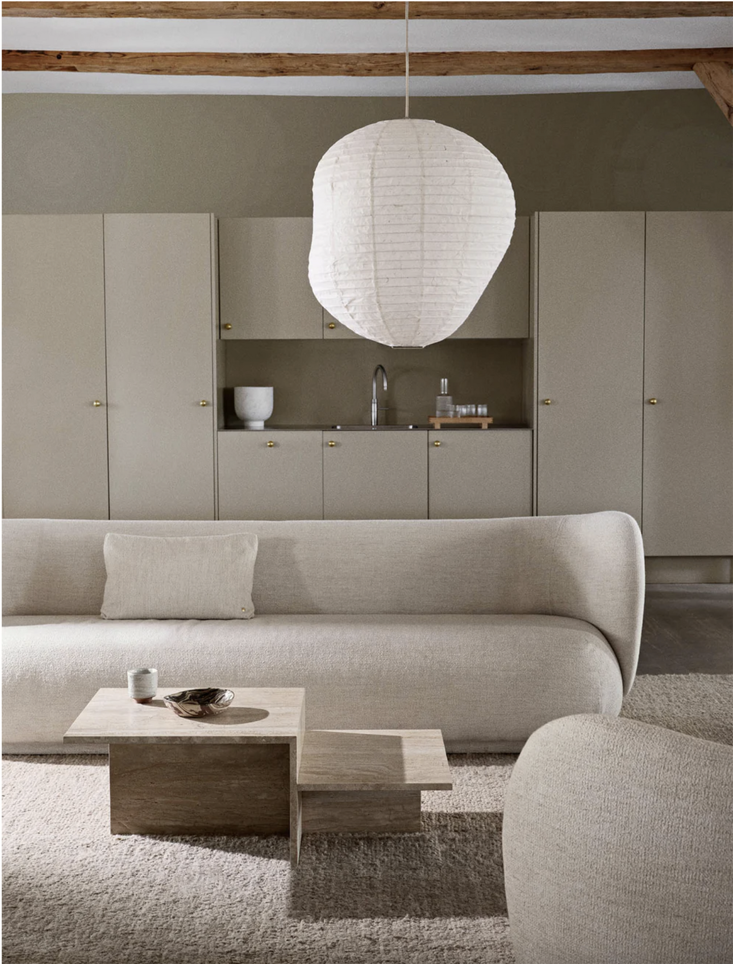 Distinct Coffe Table -Travertin