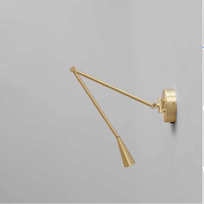 Snake Wall Lamp - Brass