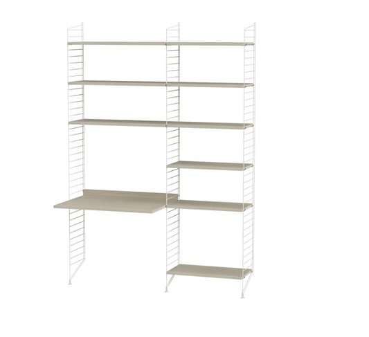 Workspace white/Ash 140 cm
