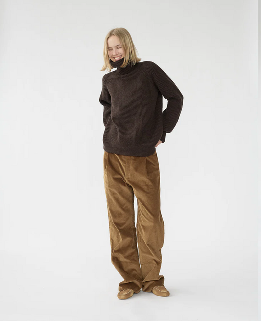 Shetlands wool large rib jumper  size 2